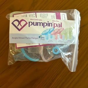 Pumpin Pal angled breast pump flanges